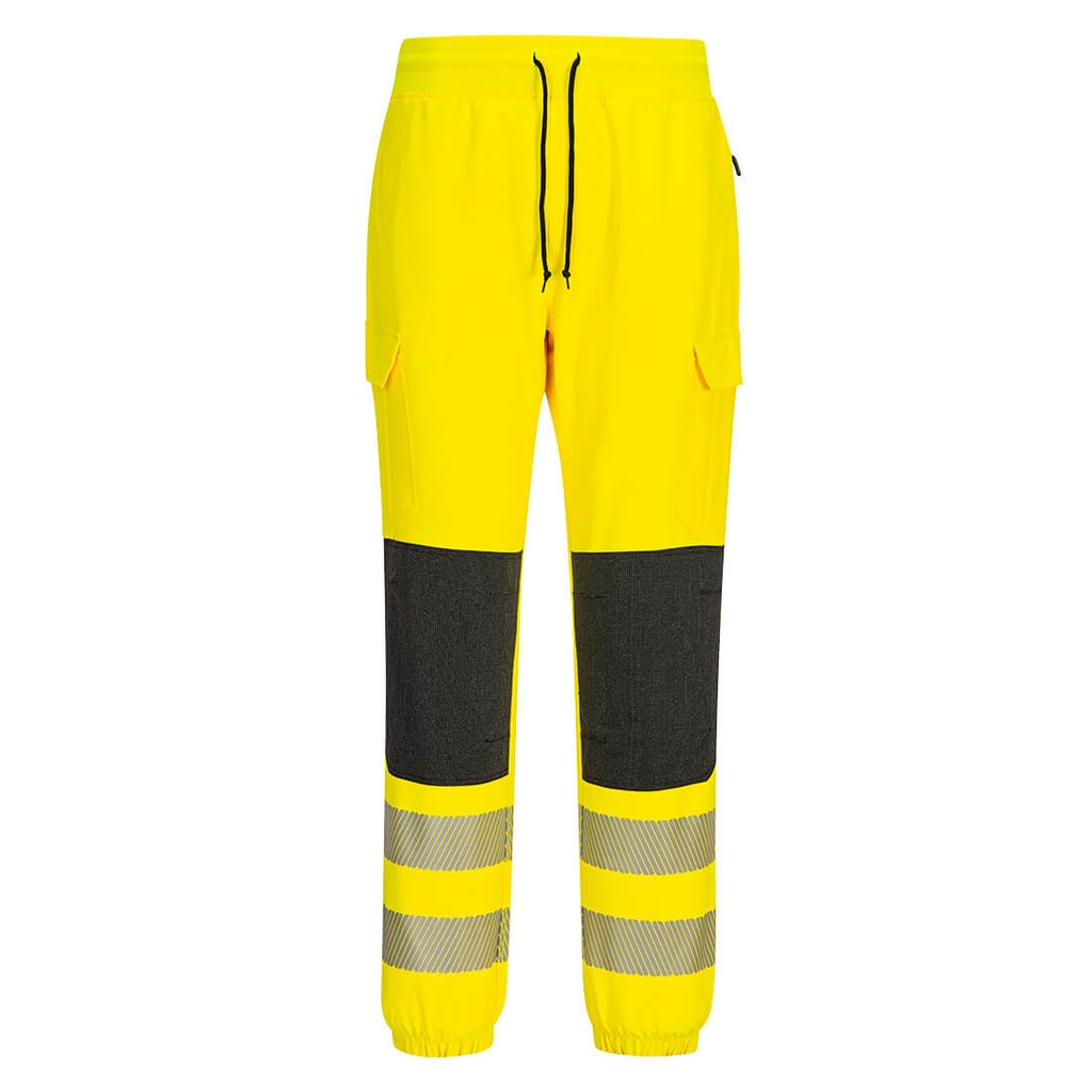 Pantaloni jogger alta visibilità PW3 Flexi classe 2 – Giallo/nero