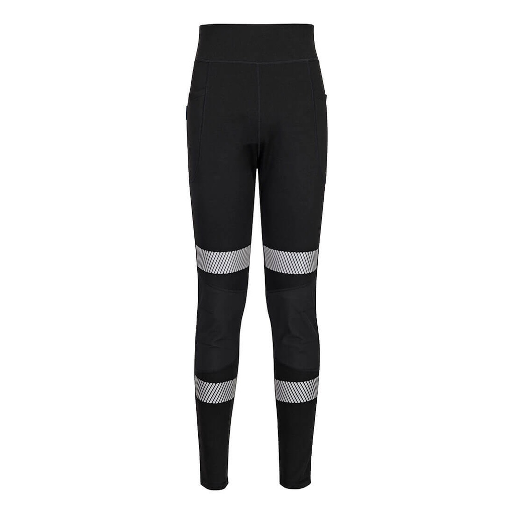 Leggings da lavoro da donna visibilità migliorata KX3 Enhanced Flexi – Nero