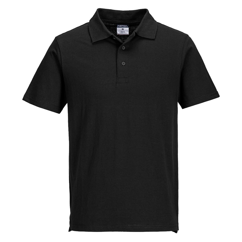 Polo in jersey leggera manica corta (conf. 48 pz) – Nero