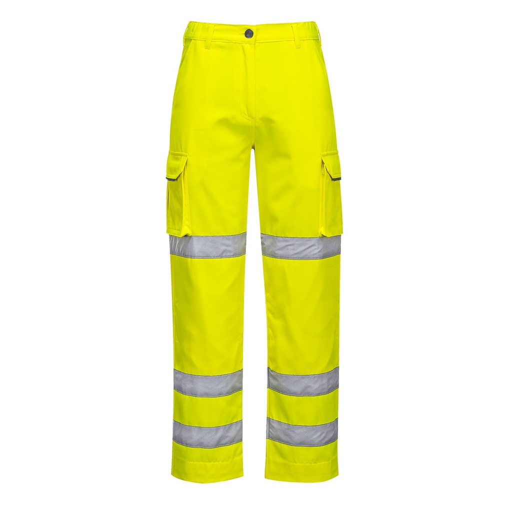 Pantaloni da donna alta visibilità classe 2 – Giallo