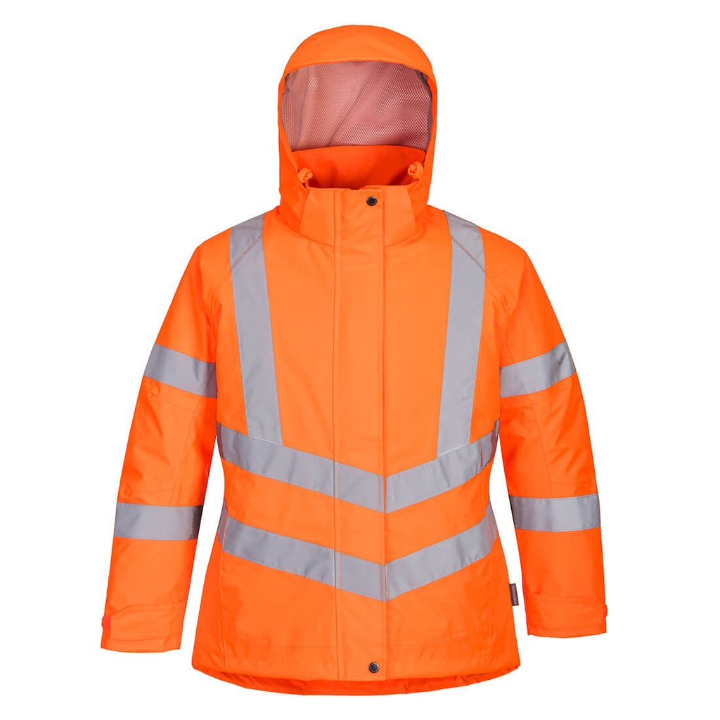 Giacca invernale da donna alta visibilità classe 3 – Arancione