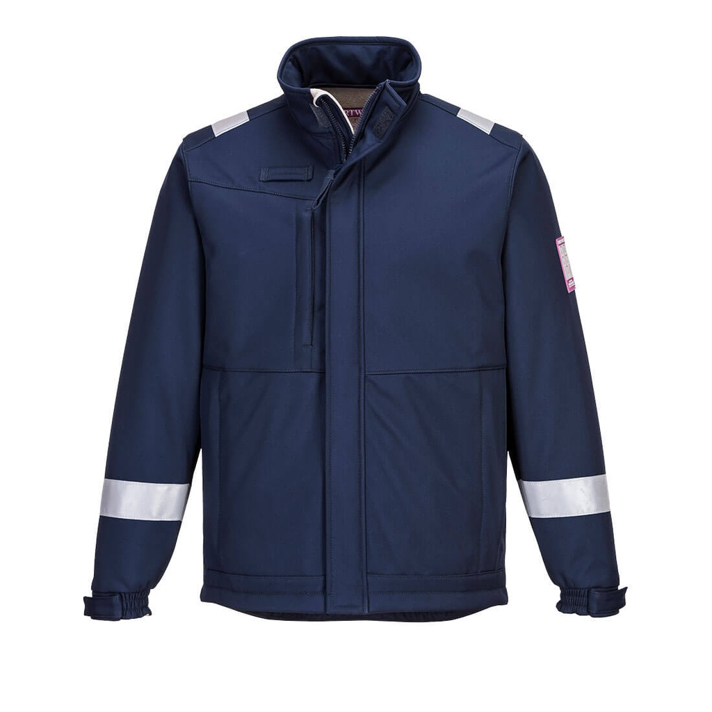 Giacca softshell ignifuga antistatica Modaflame – Blu navy chiaro