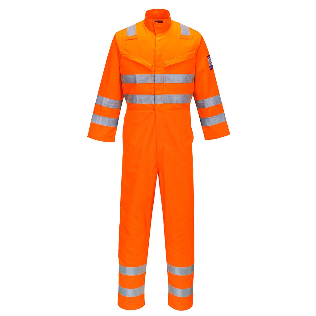 Tuta ignifuga multinorma alta visibilità arancione Modaflame Work classe 3 – Arancione