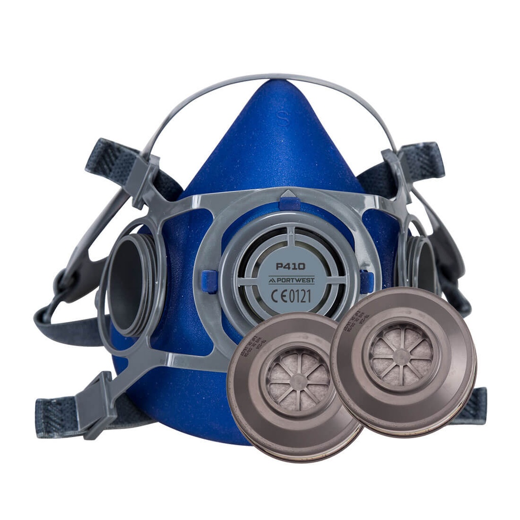 Kit semimaschera Auckland con filtri ABEK1P3 – Blu