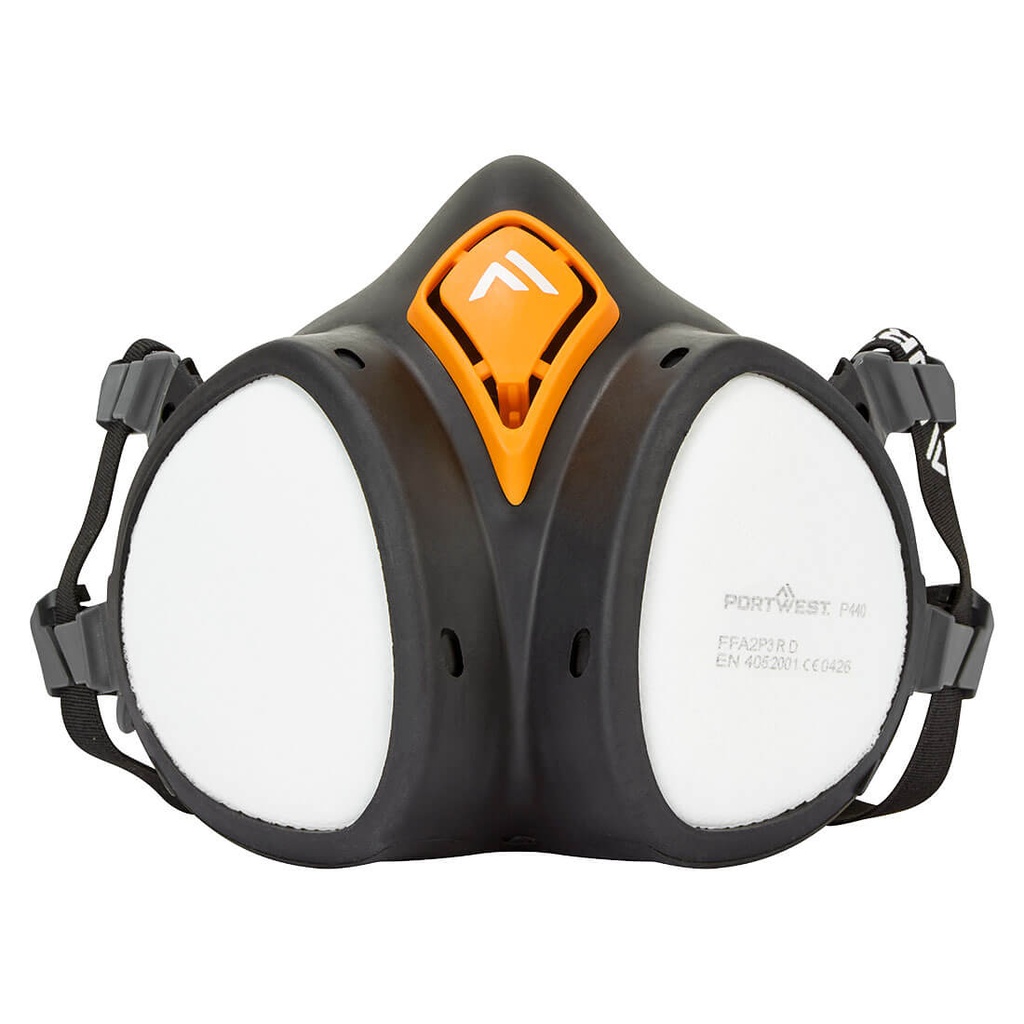 Semimaschera A2P3 pronta all'uso – Nero