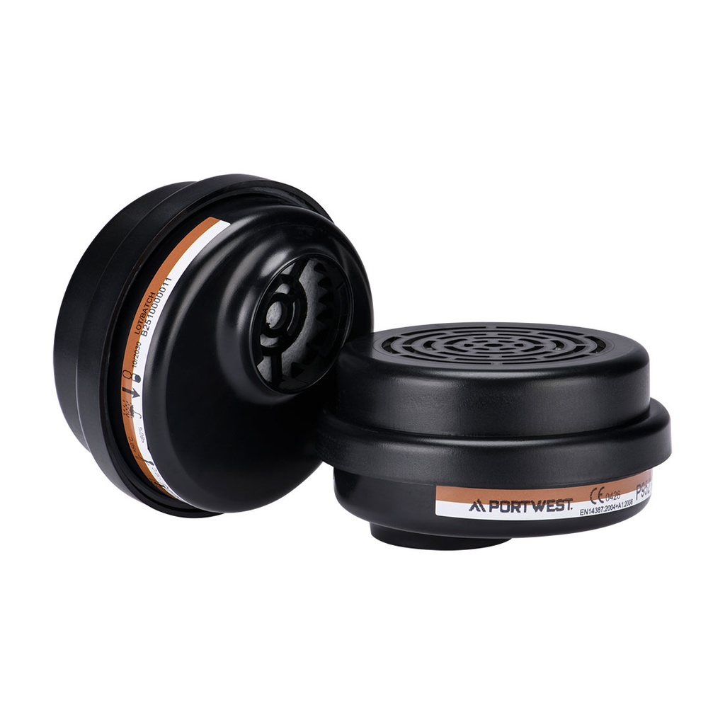 Filtro combinato A2P3 attacco a baionetta (conf. 4 pz) – Nero
