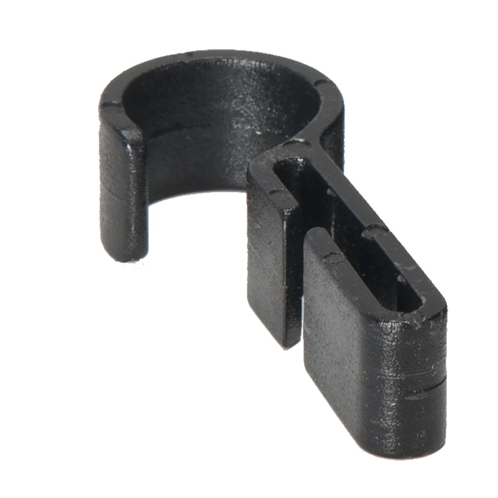 Clip universale per lampada frontale su elmetto (conf. 100 pz) – Nero