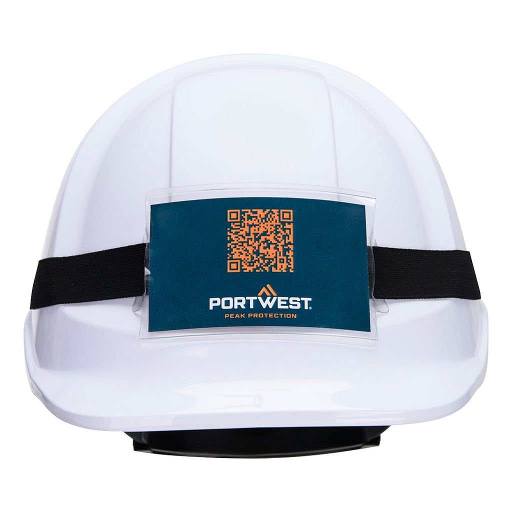 Porta badge universale per elmetto – Nero