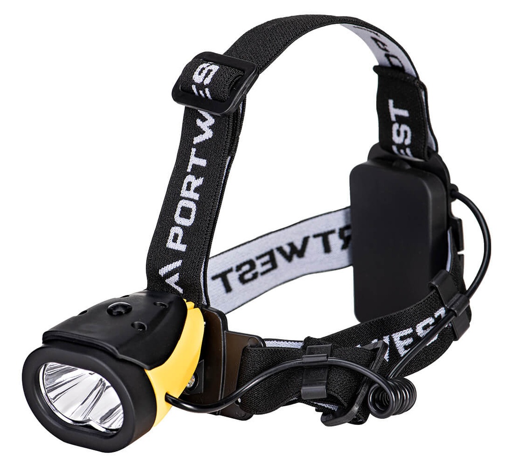 Lampada frontale Dual Power – Giallo/nero
