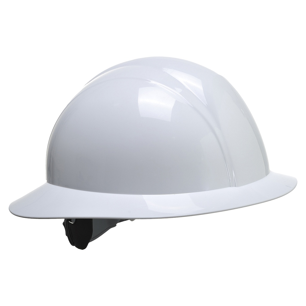 Elmetto di protezione a tesa larga Full Brim Future – Bianco