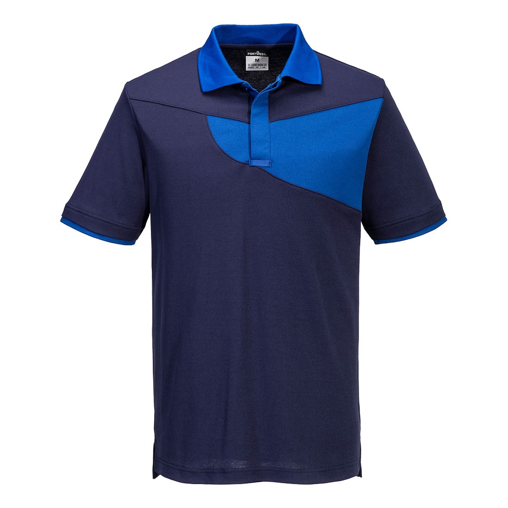 PW2 Polo S/S – Blu navy/blu royal
