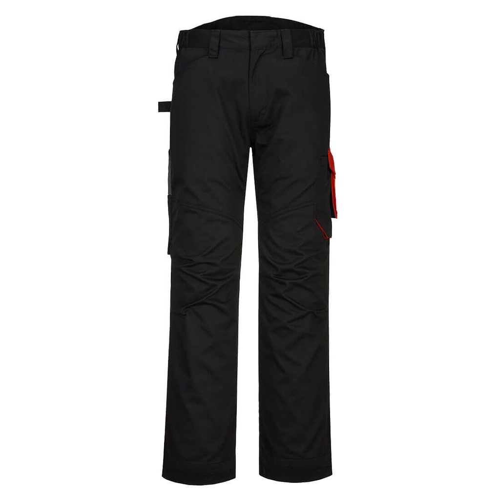 Pantaloni da lavoro PW2 Service – Nero/rosso