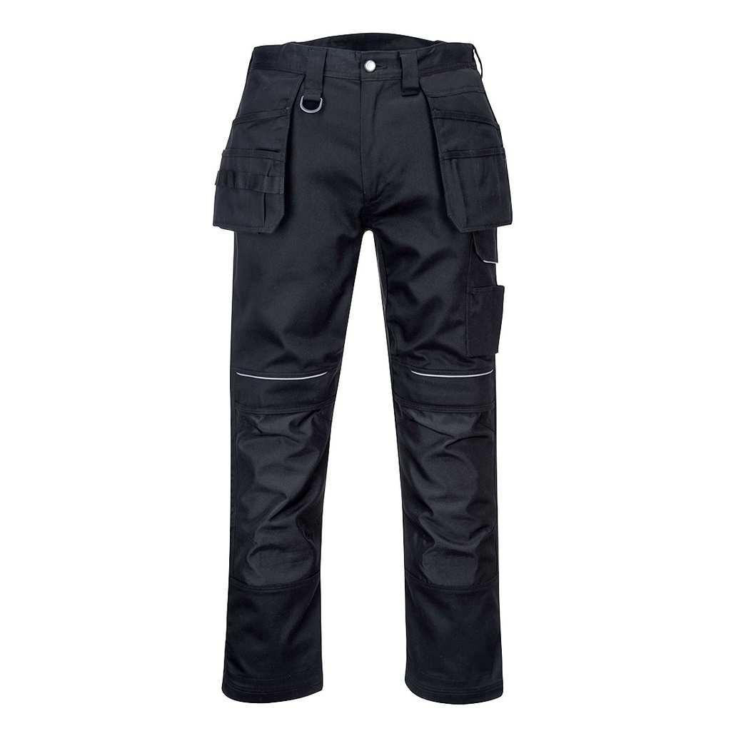 Pantaloni da lavoro PW3 in cotone con tasche holster – Nero