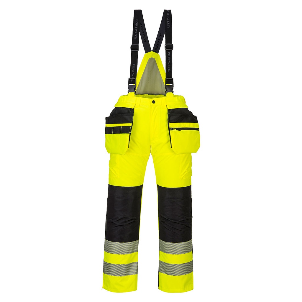 Pantaloni invernali alta visibilità PW3 classe 2 – Giallo/nero