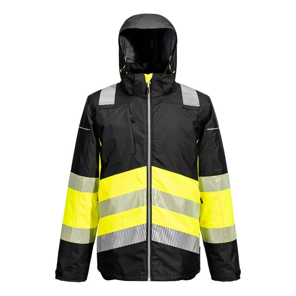 Giacca invernale alta visibilità PW3 classe 1 – Giallo/nero