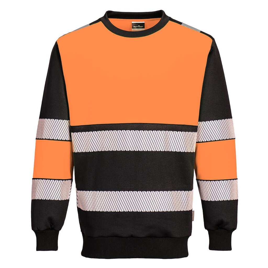 Felpa PW3 H-Vis classe 1 – Arancione/nero