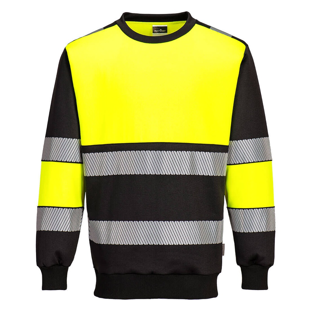 Felpa PW3 H-Vis classe 1 – Giallo/nero