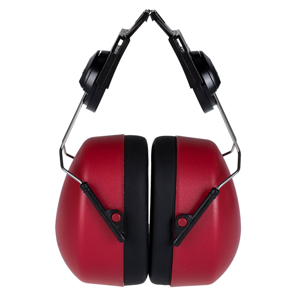 Cuffie antirumore per elmetto Clip-On – Rosso