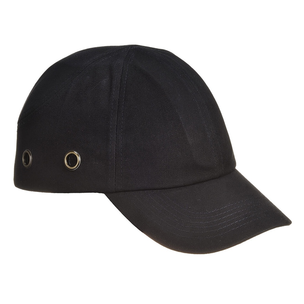 Berretto antiurto classico ventilato – Nero