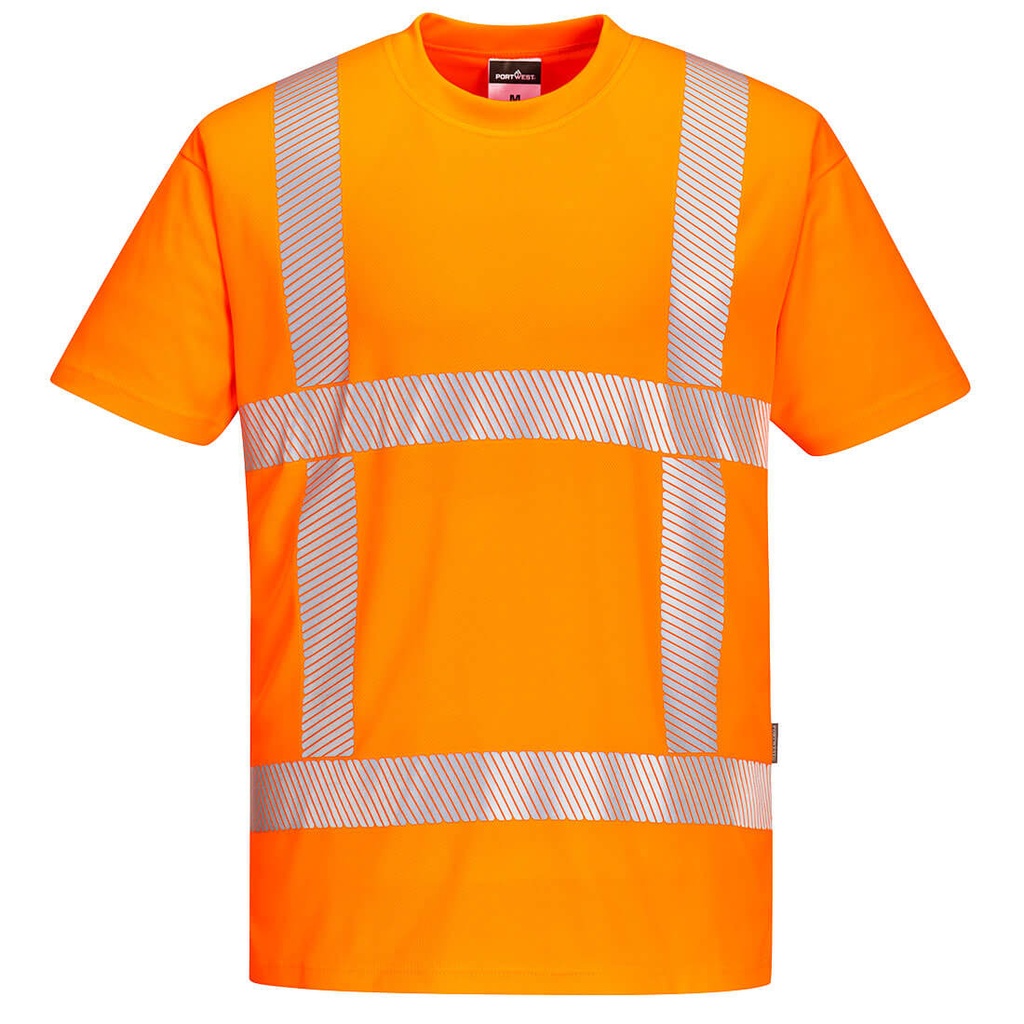 T-shirt manica corta alta visibilità RWS classe 2 – Arancione