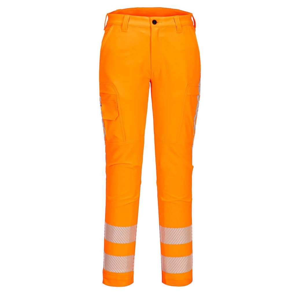 Pantaloni da lavoro elasticizzati alta visibilità RWS classe 1 – Arancione