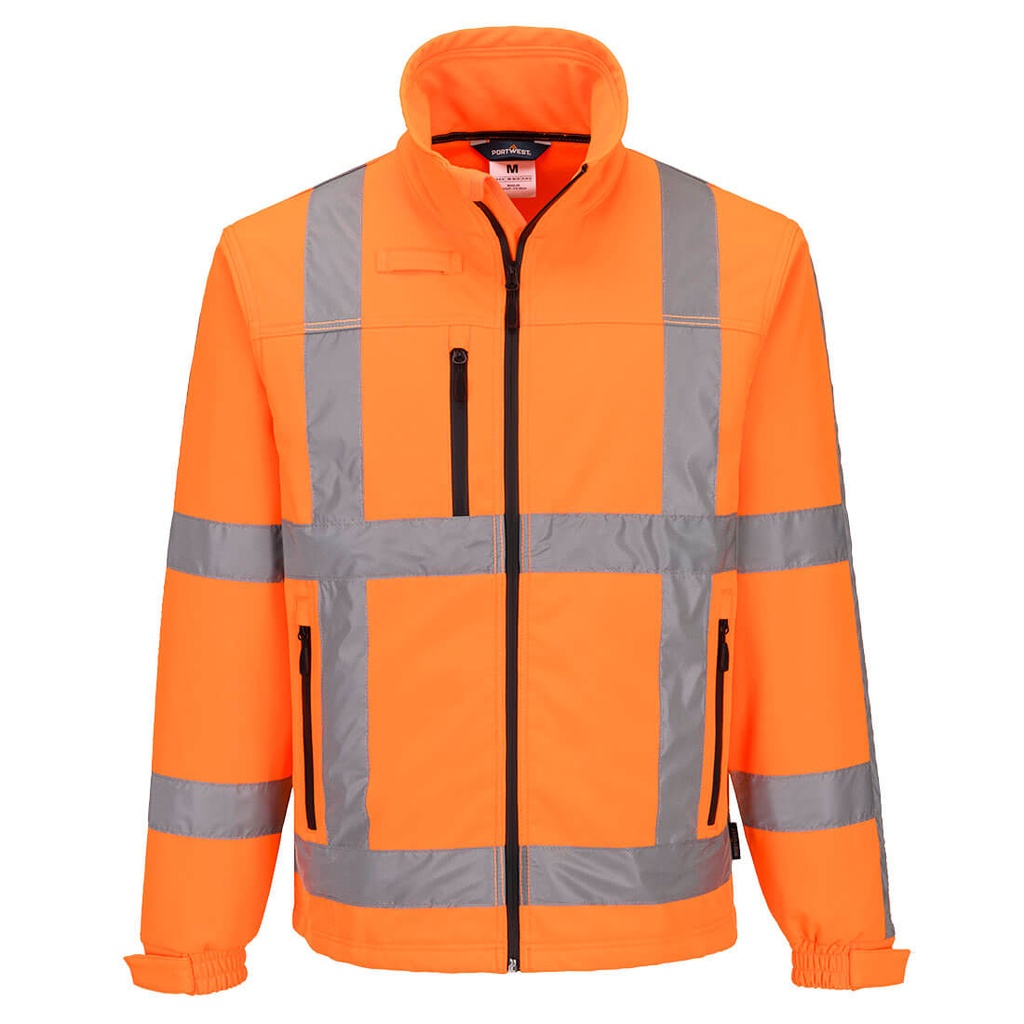 Giacca softshell alta visibilità RWS (3L) classe 3 – Arancione
