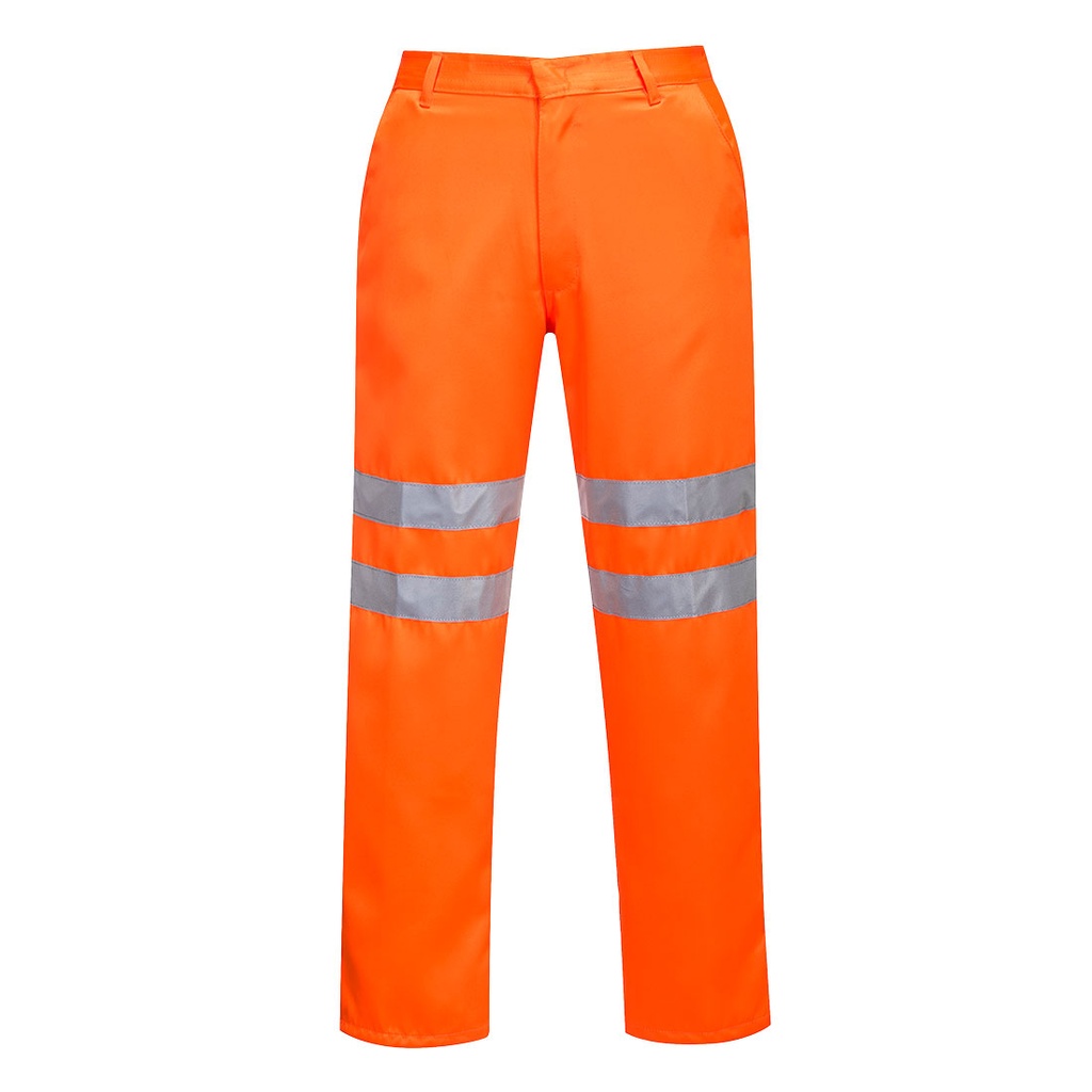 Pantaloni Service alta visibilità in poliestere-cotone classe 2 – Arancione