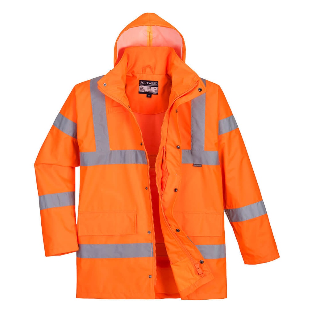 Giacca  Rain Traffic traspirante Hi-Vis – Arancione
