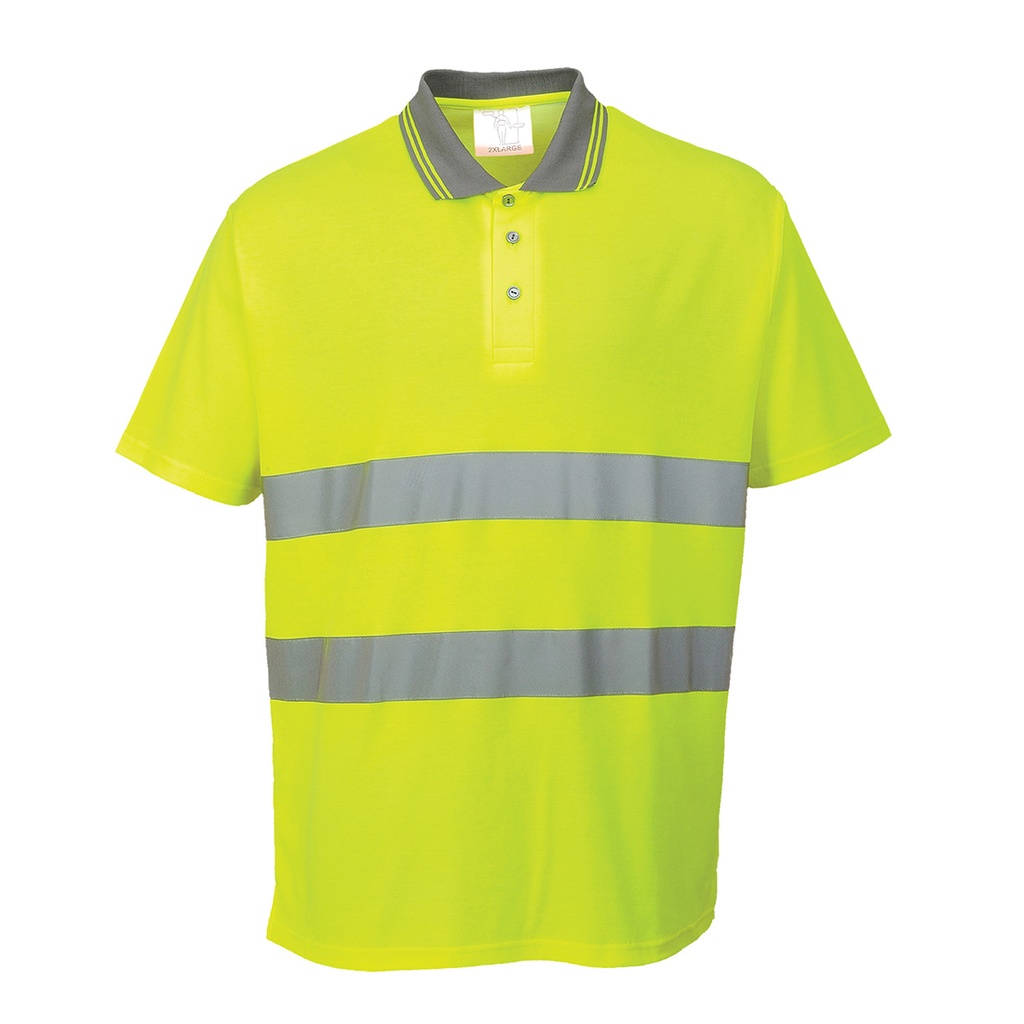 Polo Cotton Comfort Hi-Vis S/S – Giallo