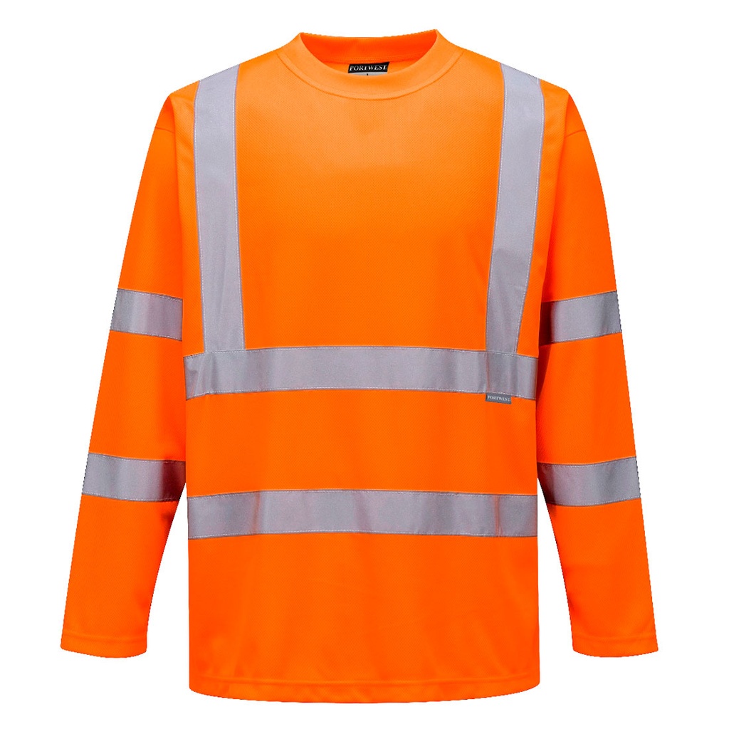 T-shirt manica lunga alta visibilità classe 3 – Arancione