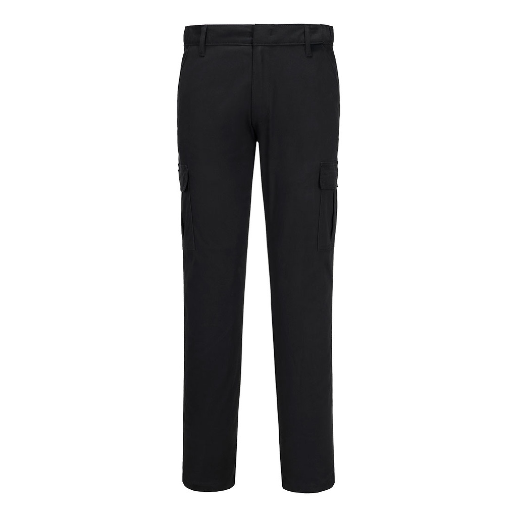 Pantaloni Combat elasticizzati slim fit – Nero