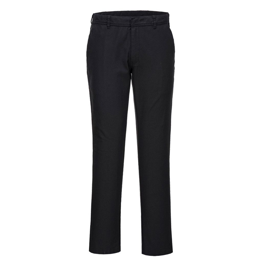 Pantaloni chino elasticizzati slim – Nero