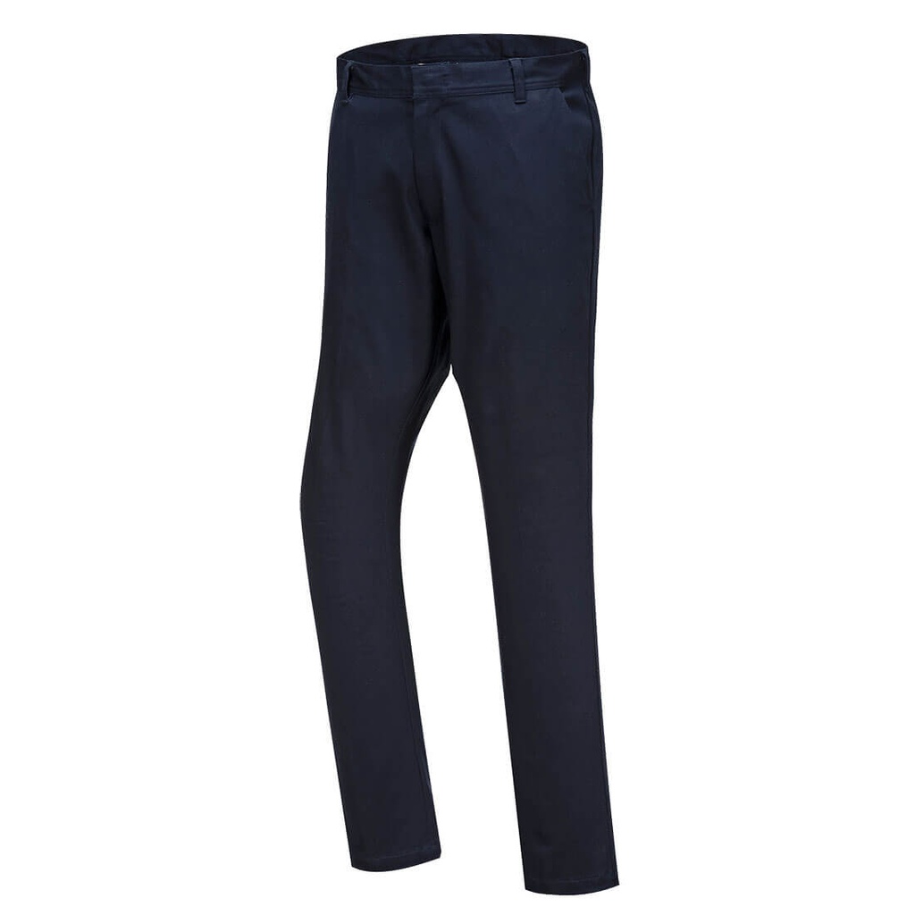 Pantaloni chino elasticizzati slim – Blu navy