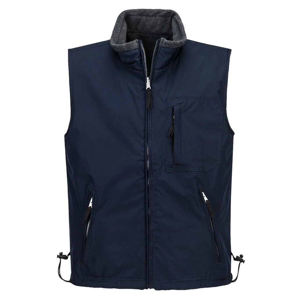 Gilet imbottito reversibile RS – Blu navy