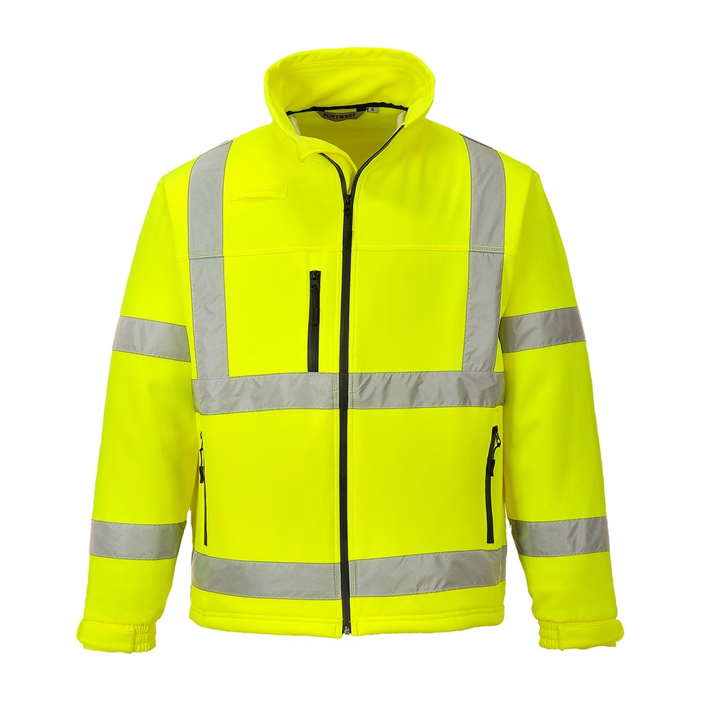 Giacca softshell alta visibilità Classic (3L) classe 3 – Giallo
