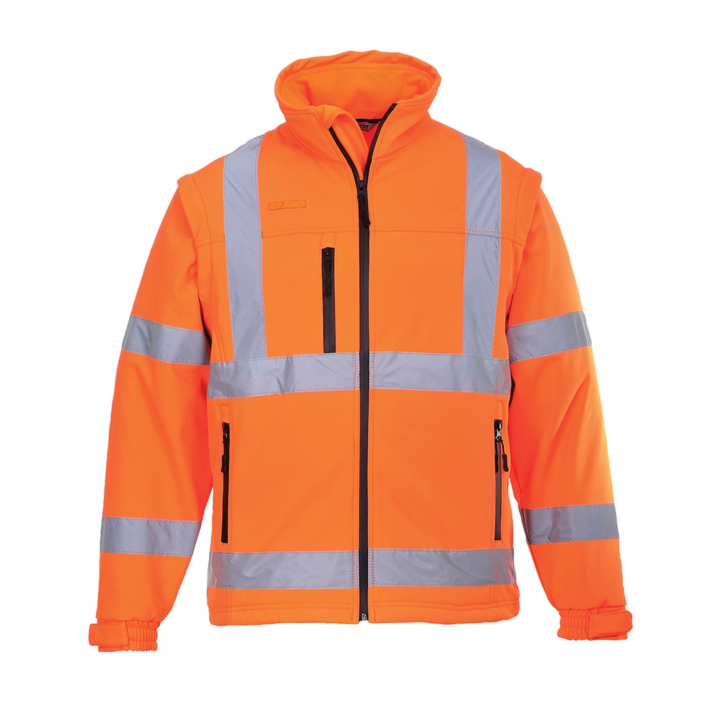 Giacca softshell 2 in 1 alta visibilità (3L) classe 2/3 – Arancione