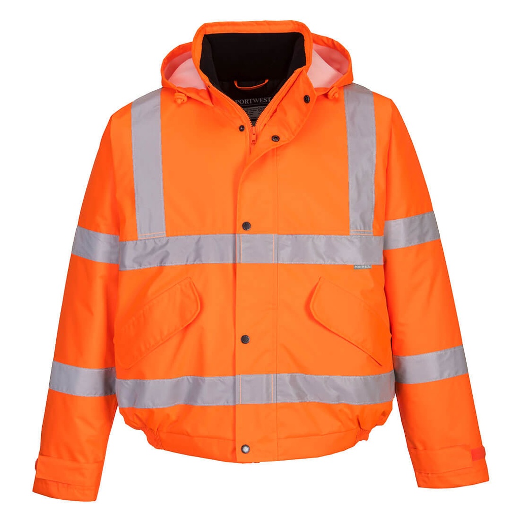 Giubbotto bomber invernale alta visibilità classe 3 – Arancione