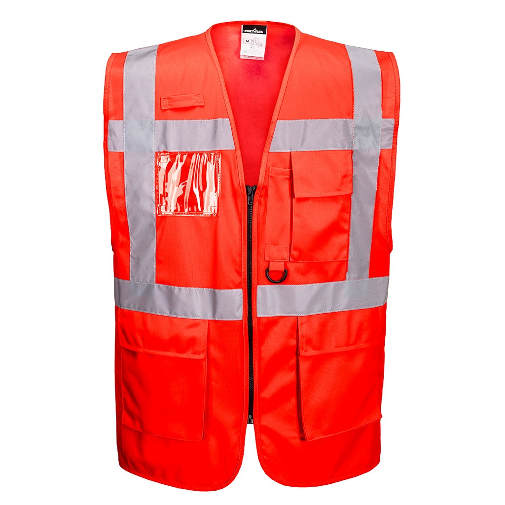 Gilet Executive alta visibilità Berlin classe 2 – Rosso
