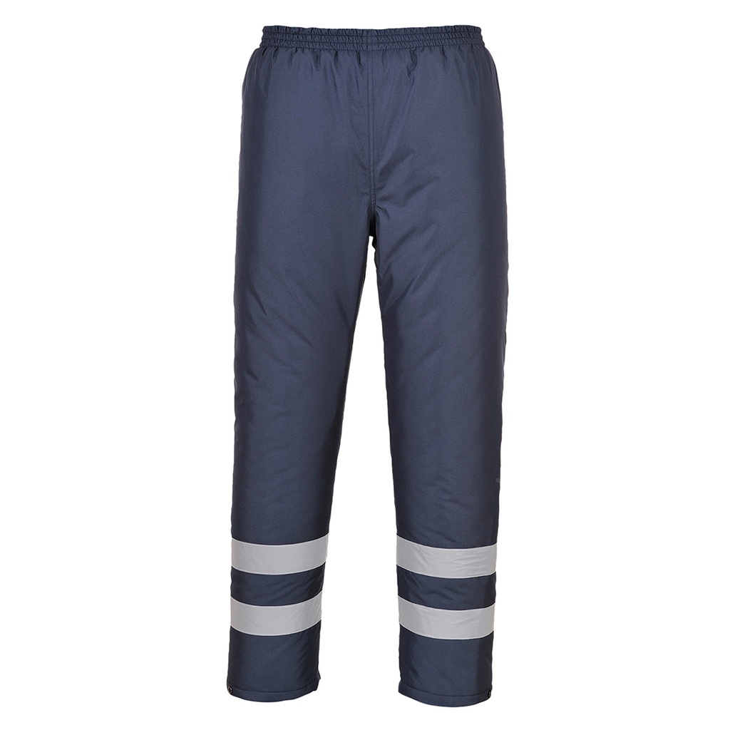 Pantaloni invernali impermeabili visibilità migliorata Iona Lite – Blu navy chiaro