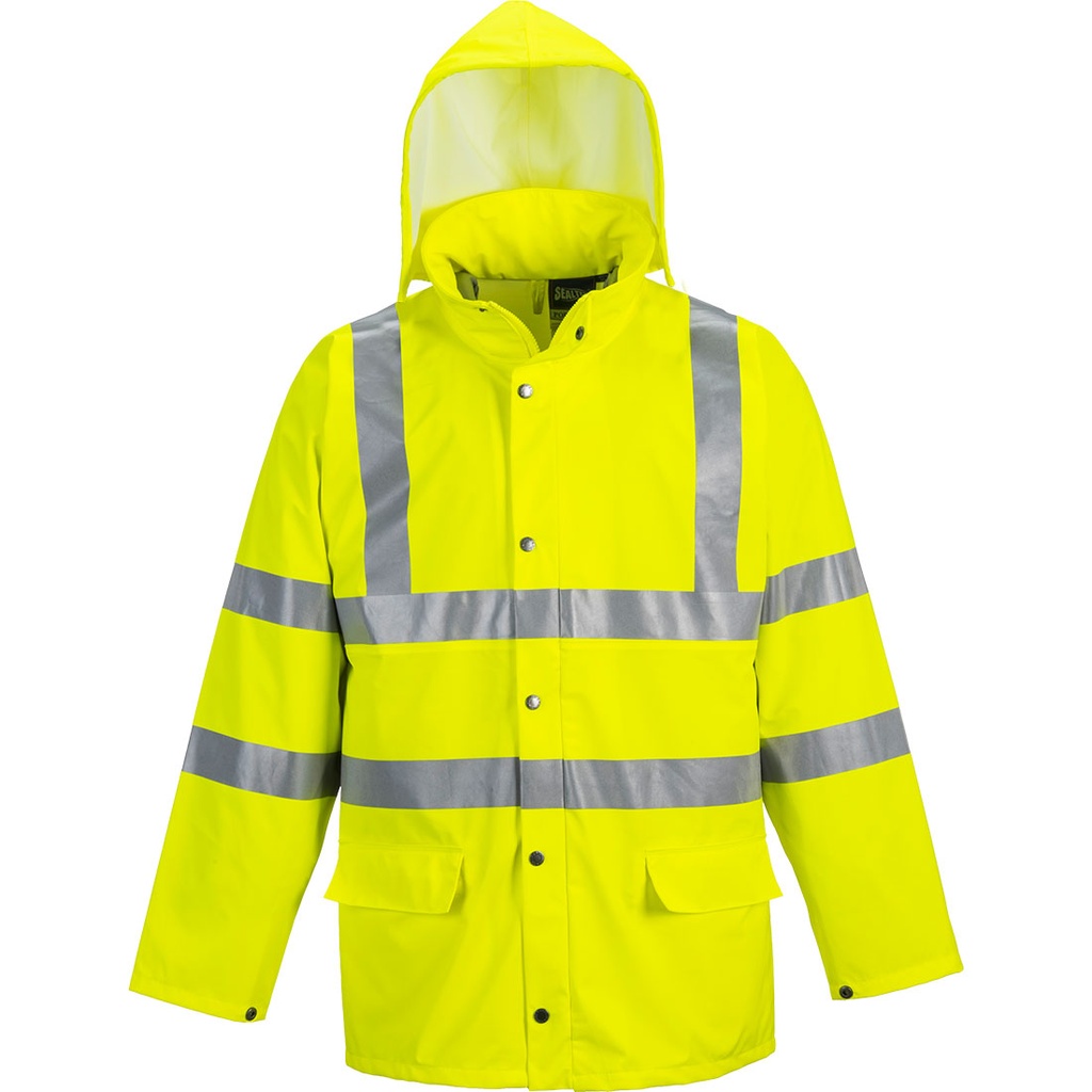 Giacca impermeabile sfoderata alta visibilità Sealtex Ultra classe 3 – Giallo