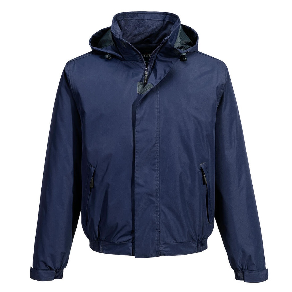 Giubbotto bomber invernale impermeabile Calais – Blu navy chiaro