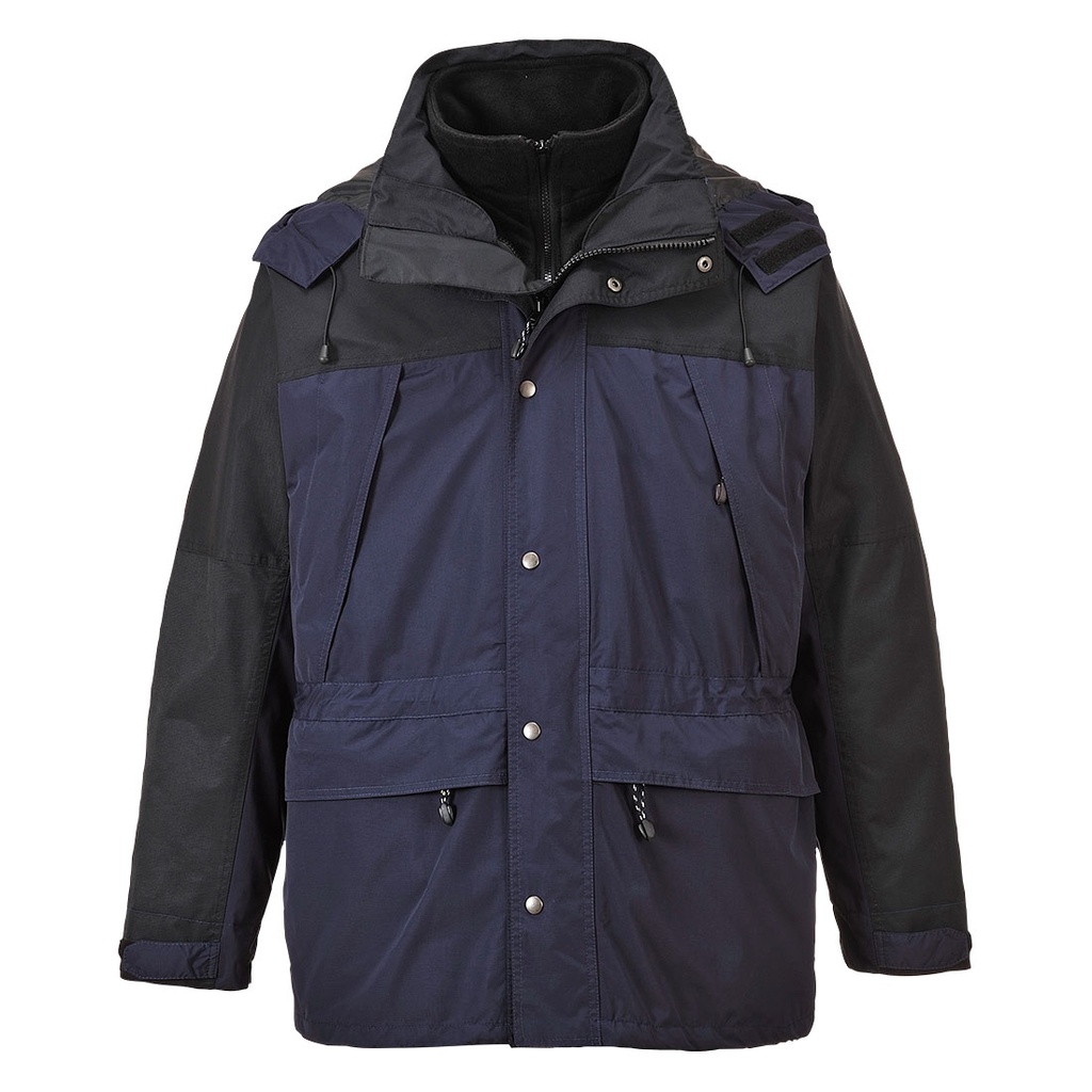 Giacca 3 in 1 impermeabile traspirante Orkney – Blu navy chiaro