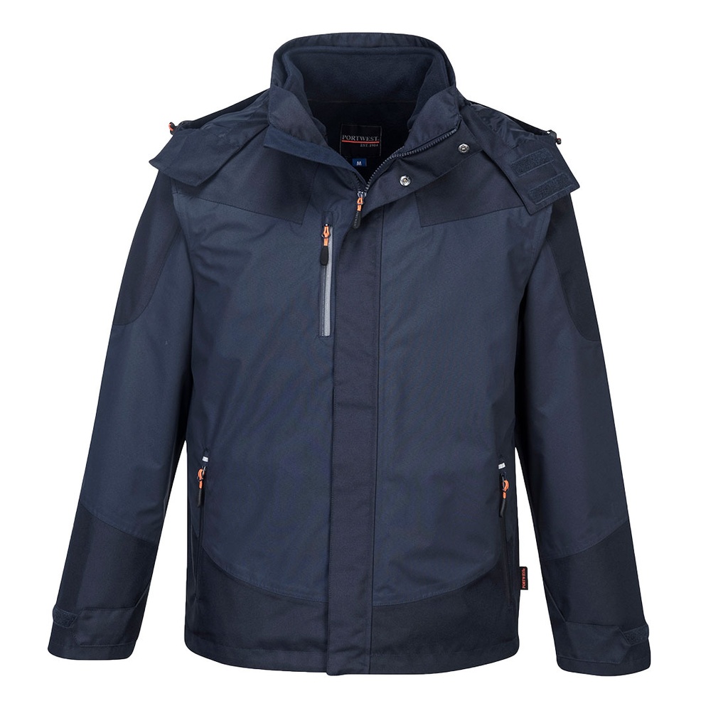 Giacca 3 in 1 impermeabile traspirante Radial – Blu navy