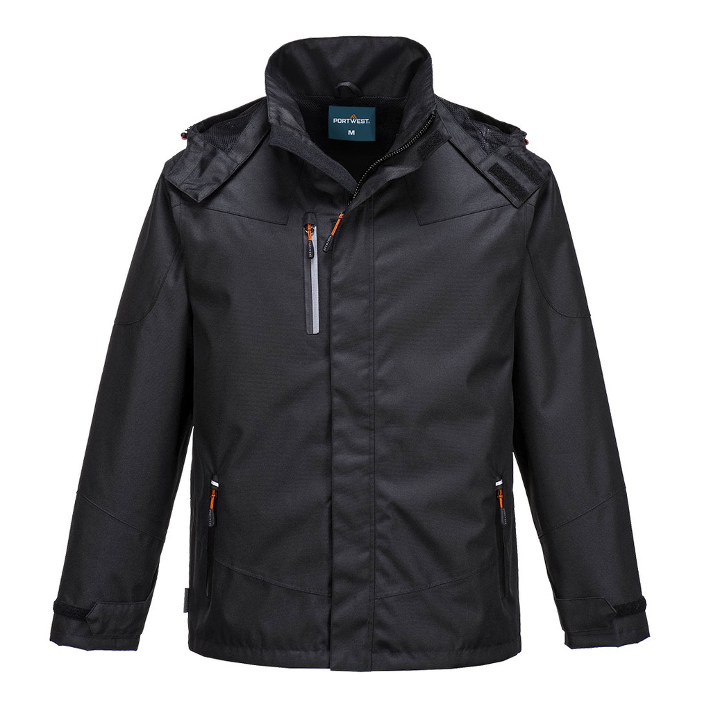 Giacca impermeabile traspirante Outcoach – Nero