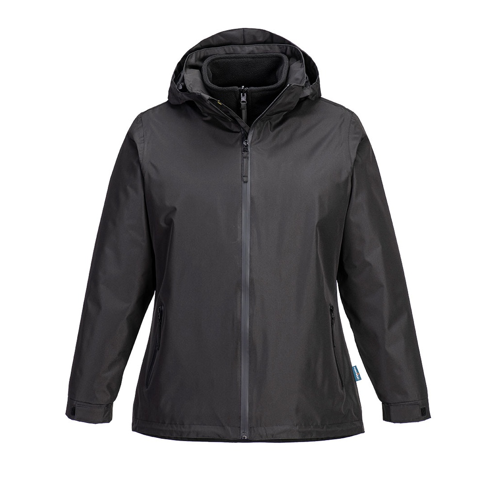 Giacca 3 in 1 impermeabile da donna – Nero