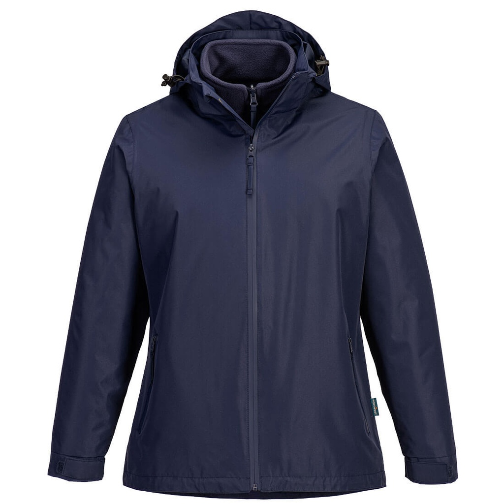 Giacca 3 in 1 impermeabile da donna – Blu navy