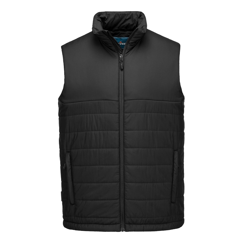 Gilet trapuntato imbottito Professional – Nero