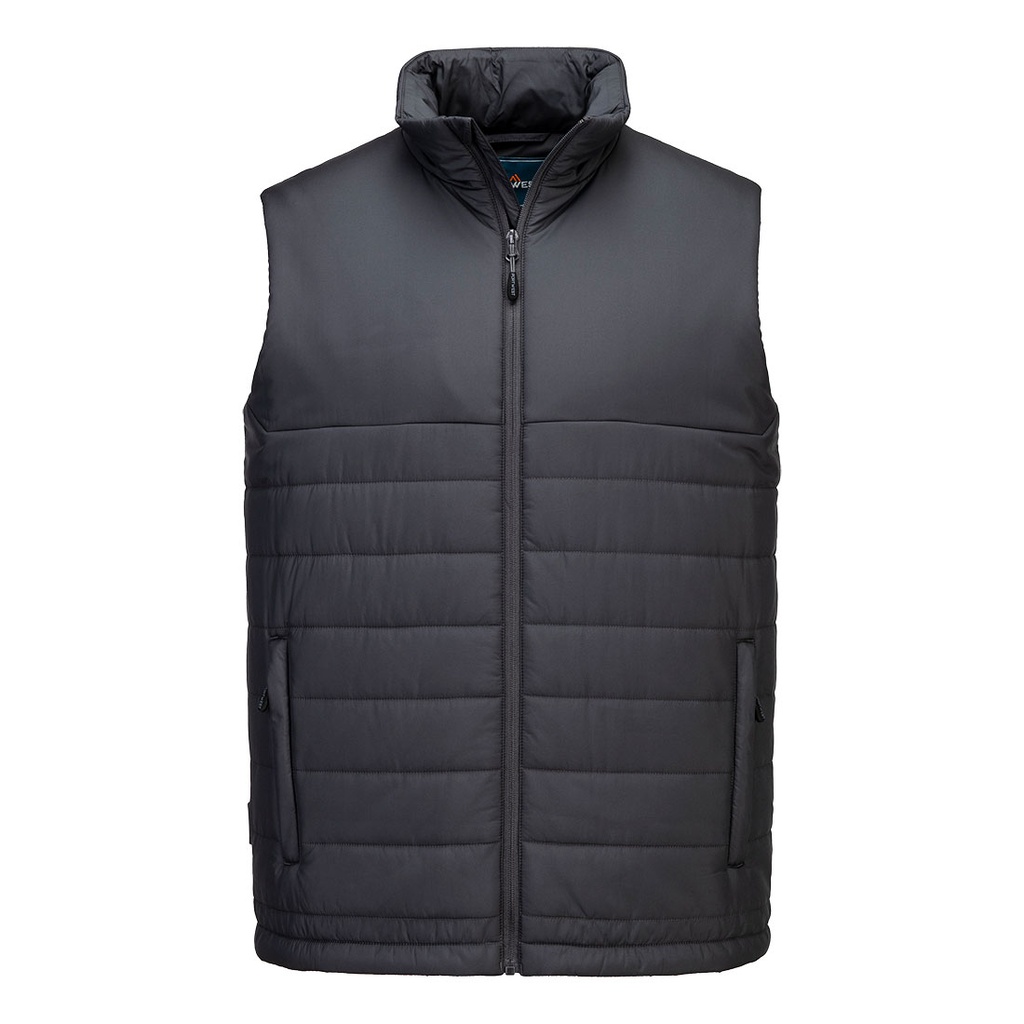 Gilet trapuntato imbottito Professional – Grigio metallo