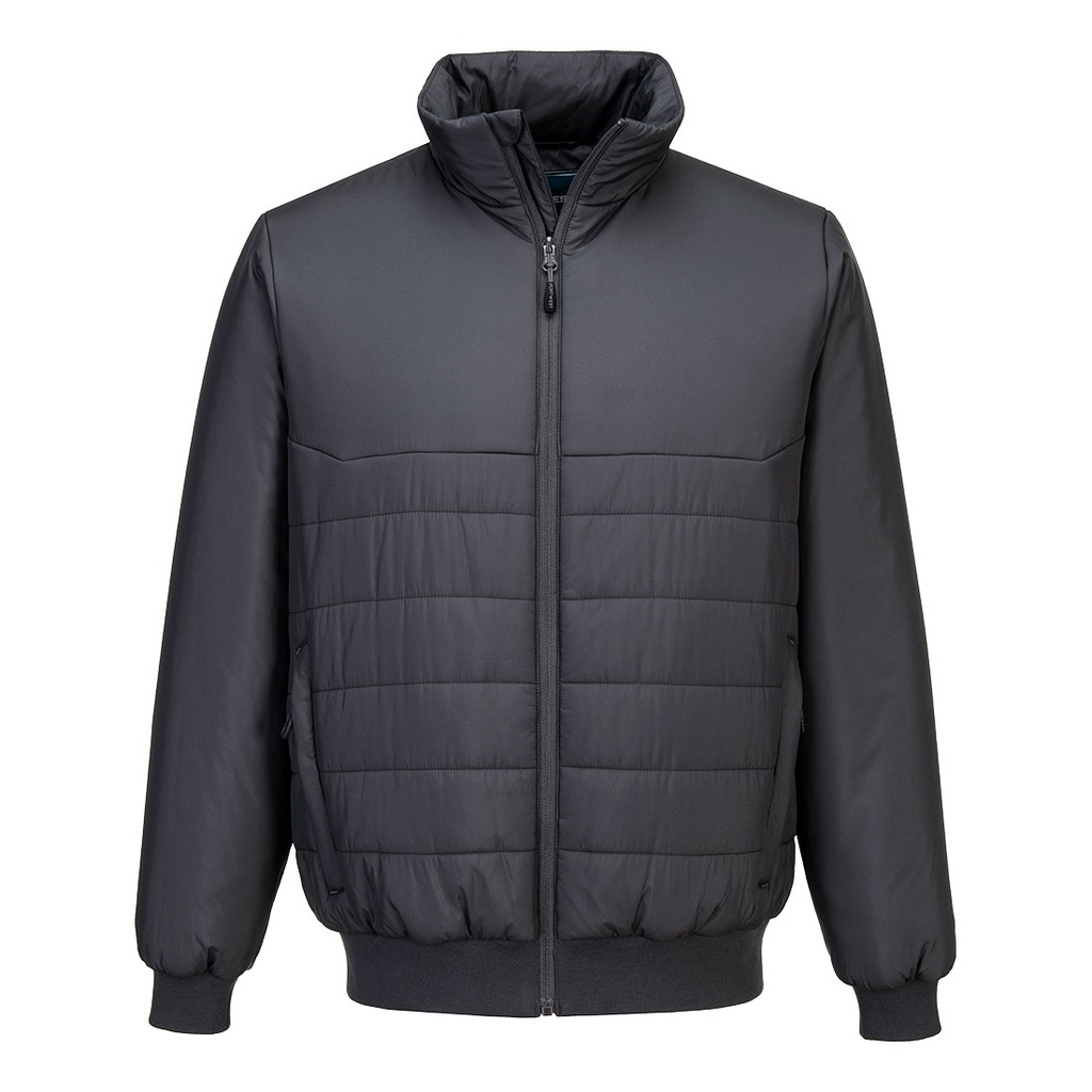 Giubbotto bomber imbottito Professional – Grigio metallo