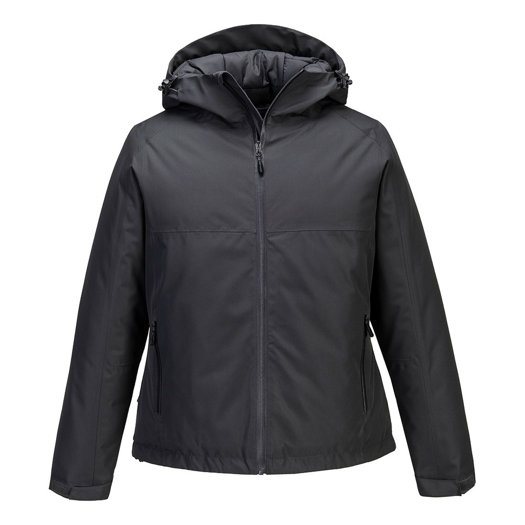 Giacca invernale impermeabile da donna Professional EN 342 – Grigio metallo
